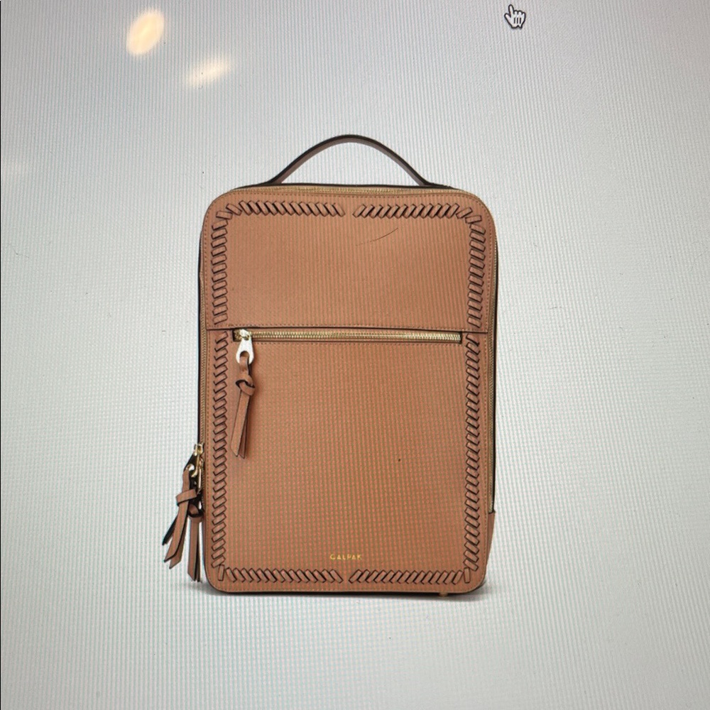 Calpak Kaya 15 inch Laptop Backback in Caramel - Picture 6 of 8